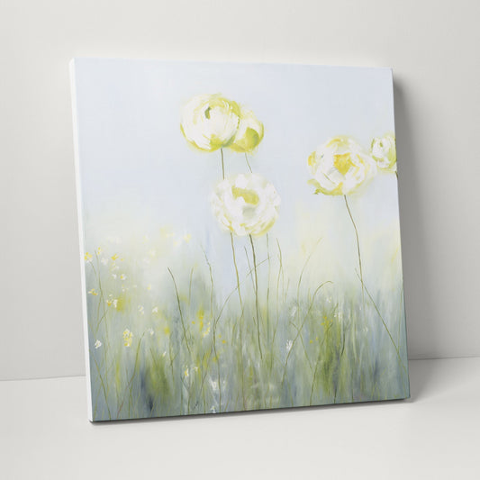 ICC116 - Beauty Of Spring, Globe Flowers Canvas
