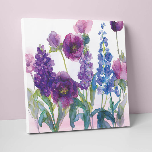 JTC08 - Stocks, Delphiniums & Poppies Canvas