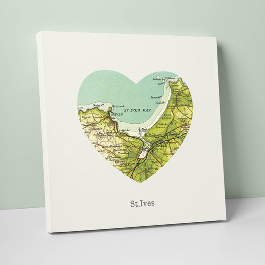 RSC12 - I Love St Ives Canvas