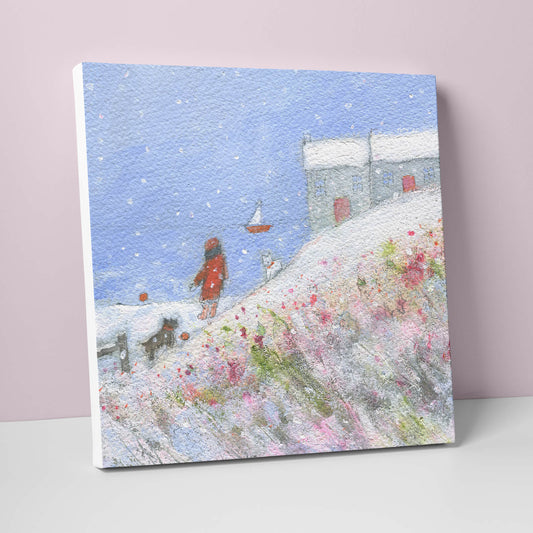 SFC39 - Snow By The Sea Canvas