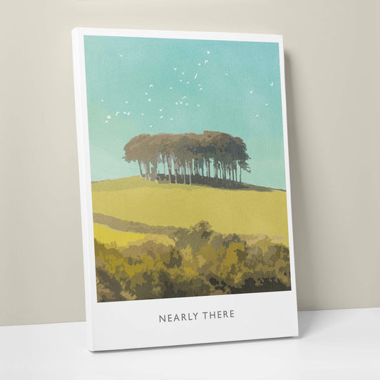 WFC12 - Nearly There Travel Art Canvas