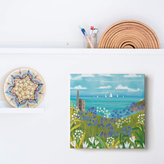 WFC50 - Agapanthus Over Rinsey Head Canvas