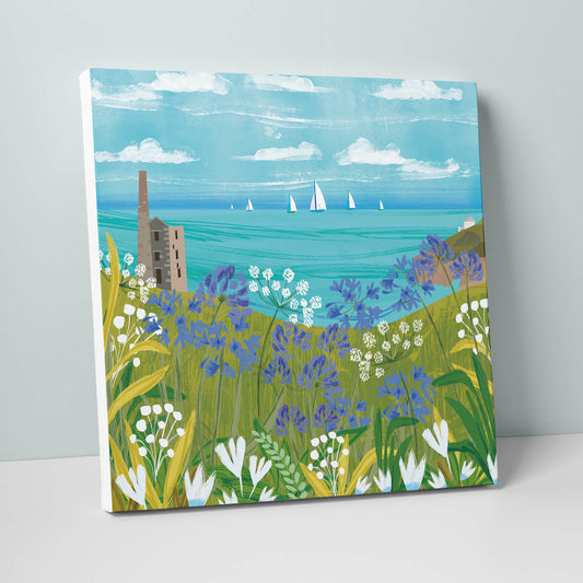 WFC50 - Agapanthus Over Rinsey Head Canvas