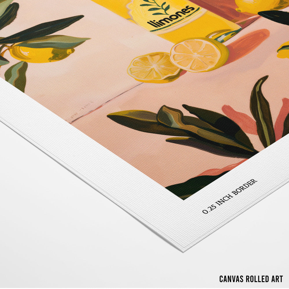 The Lemon Postcard Canvas Painting