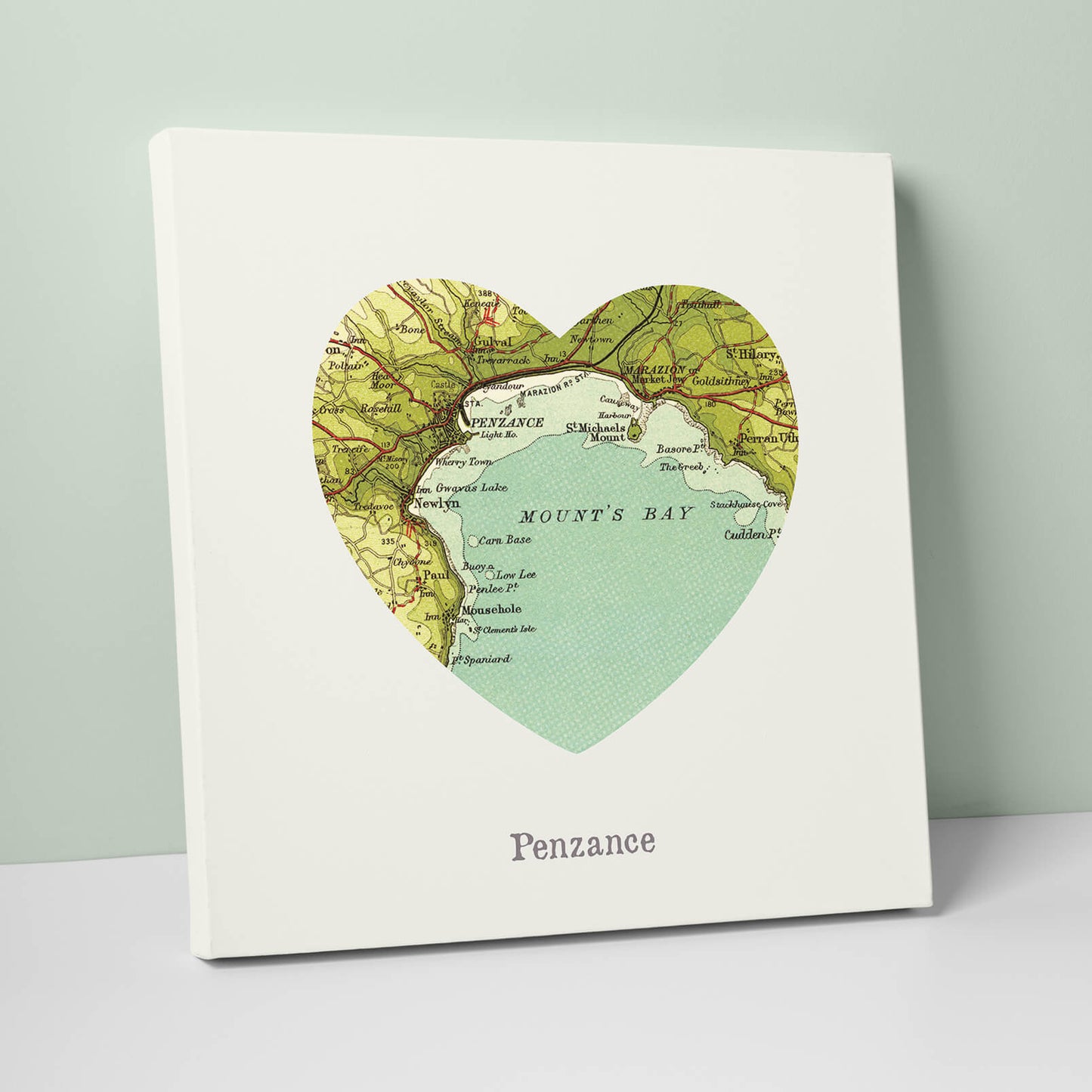 RSC03 - I Love Penzance Canvas