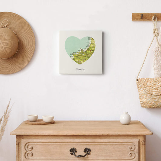 RSC05 - I Love Newquay Canvas