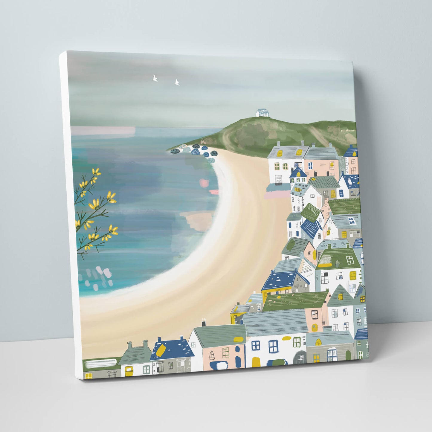 WFC54 - Steel Blues Over Porthmeor Canvas