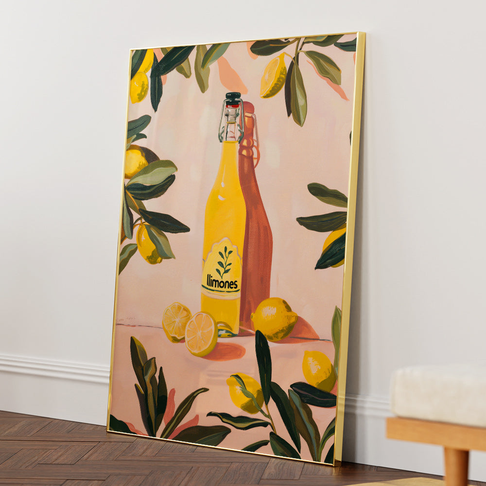 The Lemon Postcard Canvas Painting